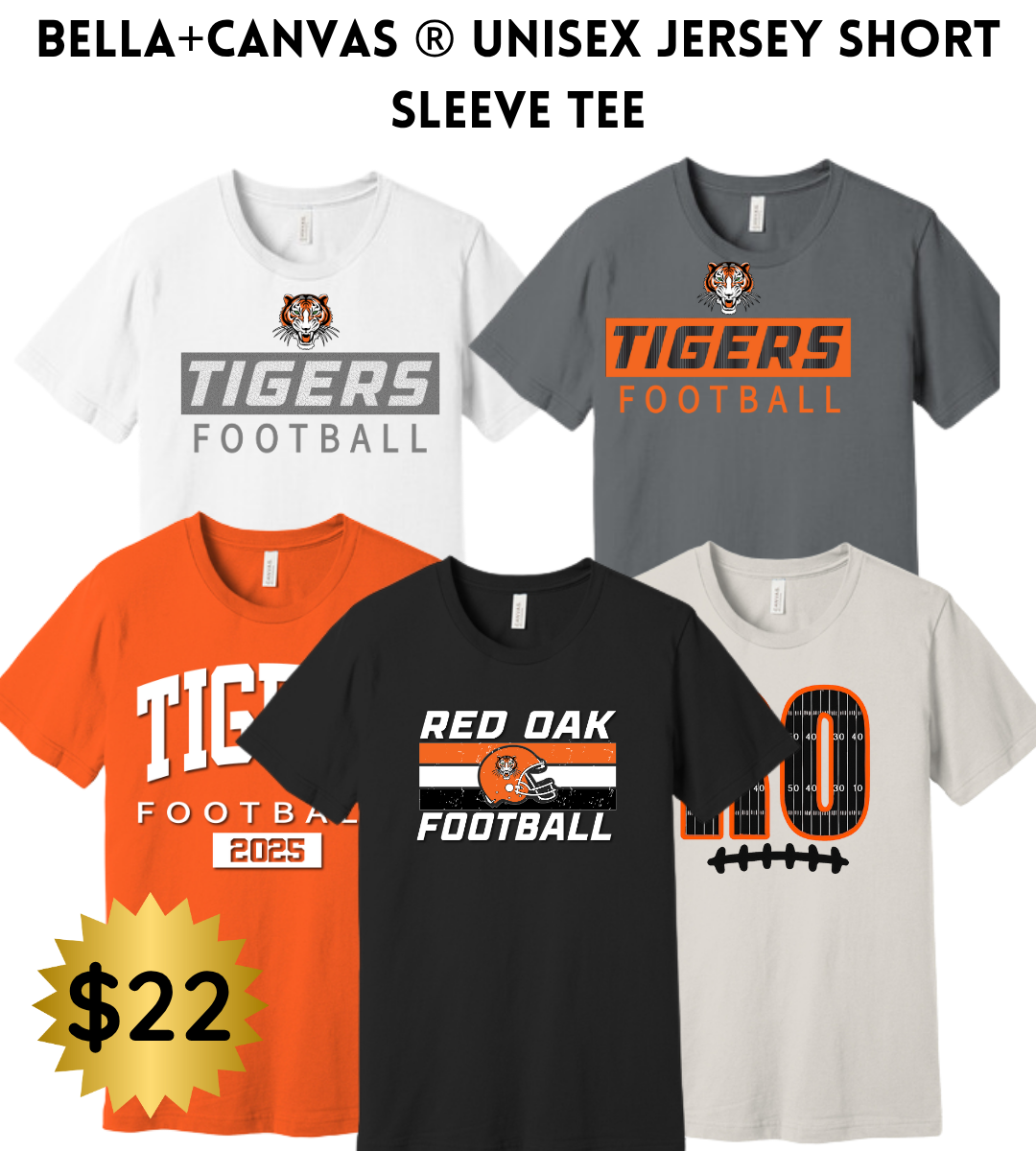 ROFB25 BELLA+CANVAS ® Unisex Jersey Short Sleeve Tee