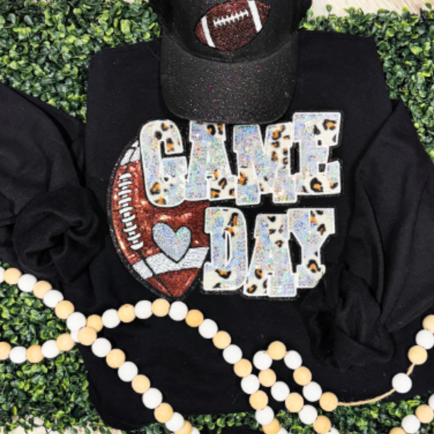 SS Sequins Football Game Day Patch