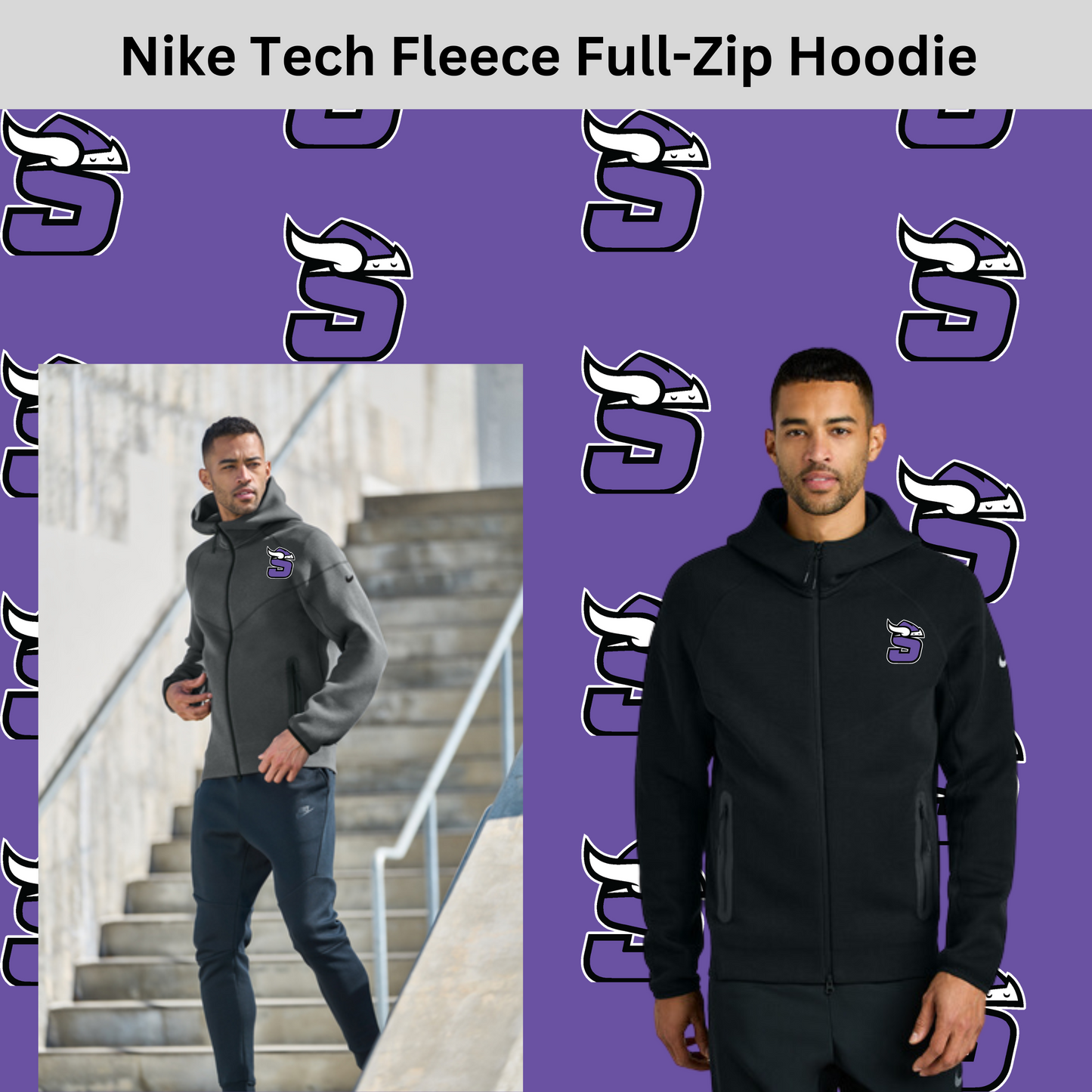 SBB Nike MEN'S Tech Fleece Full-Zip Hoodie