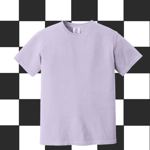 Comfort Color T-Shirt with Patch-Orchid