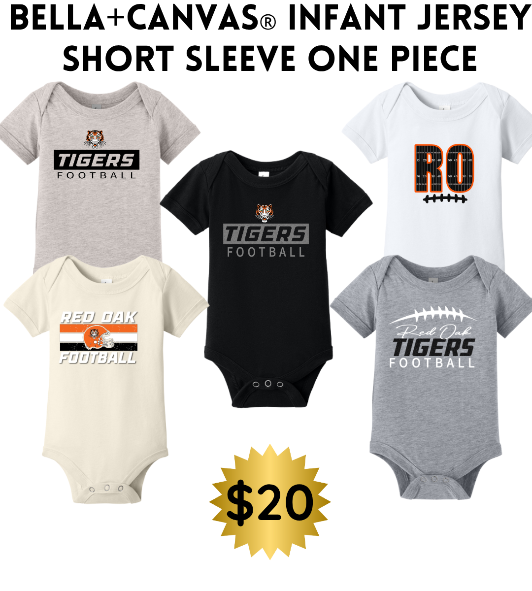 ROFB25 BELLA+CANVAS® Infant Jersey Short Sleeve One Piece