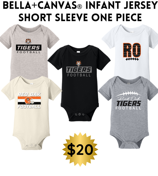 ROFB25 BELLA+CANVAS® Infant Jersey Short Sleeve One Piece