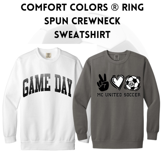 MCUFC Comfort Colors ® Ring Spun Crewneck Sweatshirt