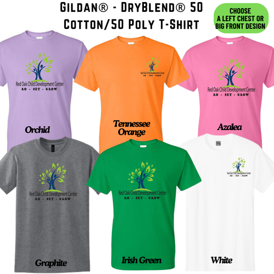 ROCDC Adult Gildan® - DryBlend® 50 Cotton/50 Poly T-Shirt