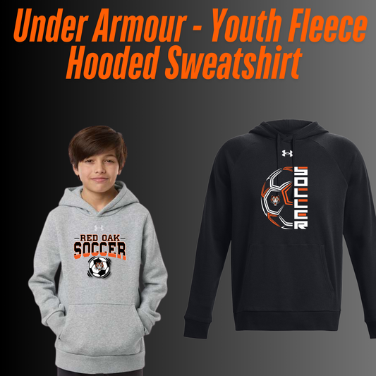 ROS26 016E2 Youth Under Armour - Fleece Hooded Sweatshirt