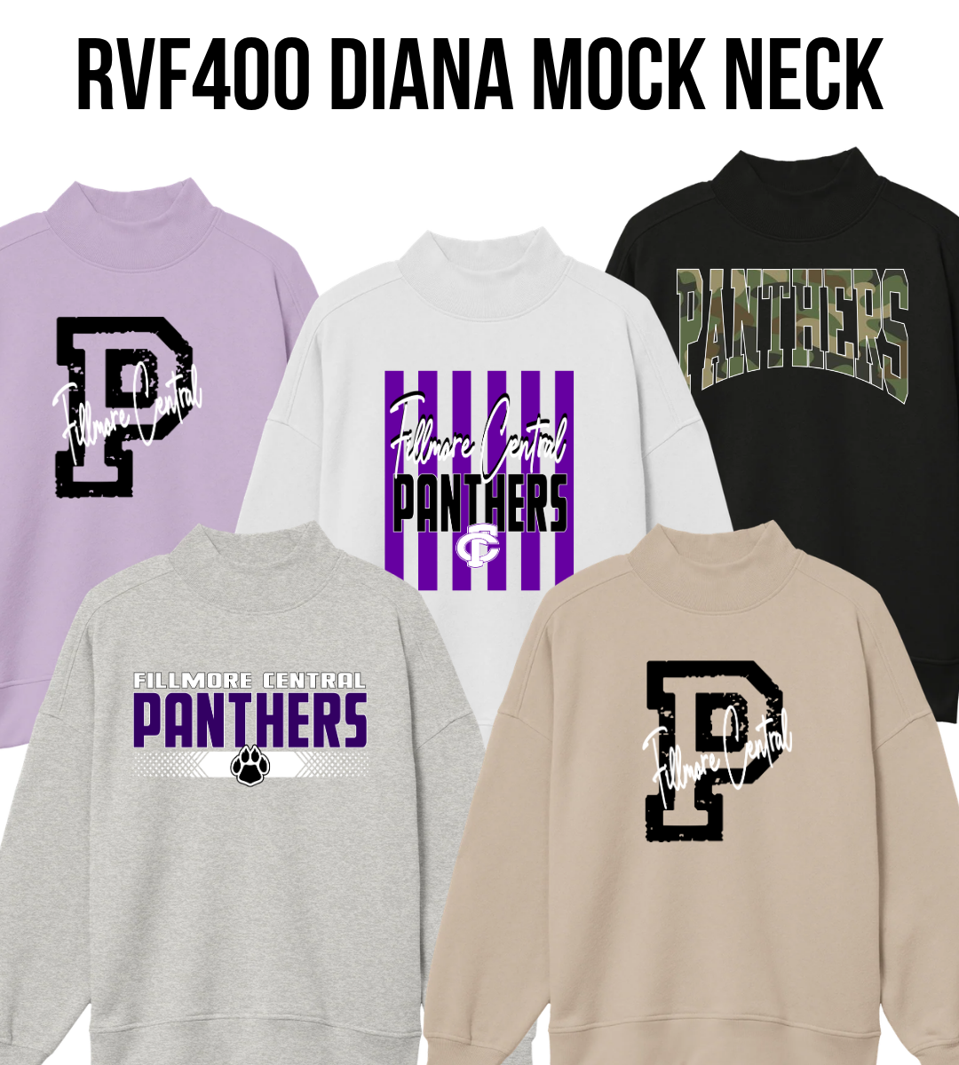 FCP League 91 Mock Crewneck