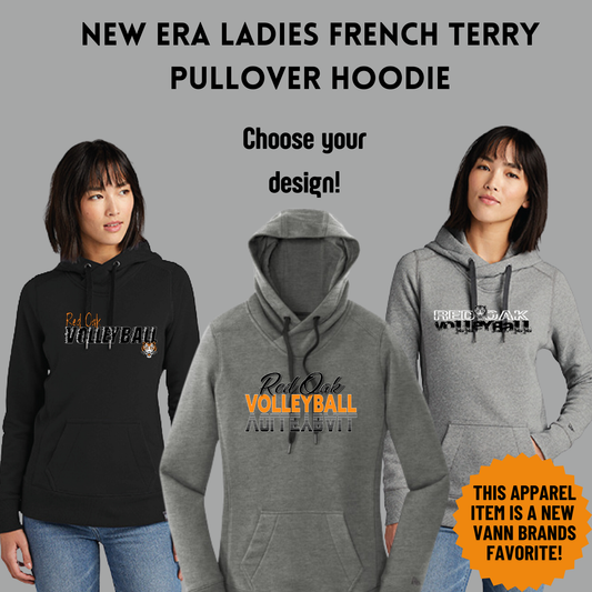 ROVB24 NEW ERA Ladies FRENCH TERRY PULLOVER Hoodie