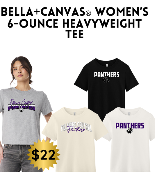 FCP BELLA+CANVAS® Women’s 6-Ounce Heavyweight Tee