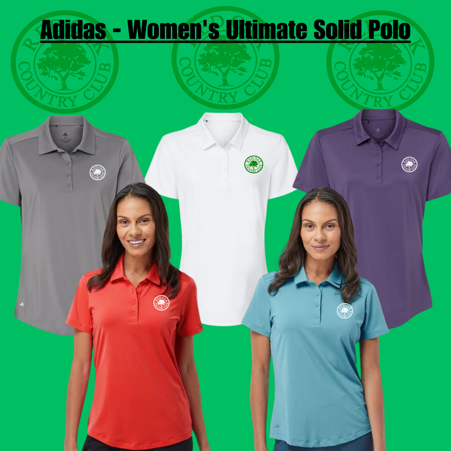 ROCC Adidas - Women's Ultimate Solid Polo