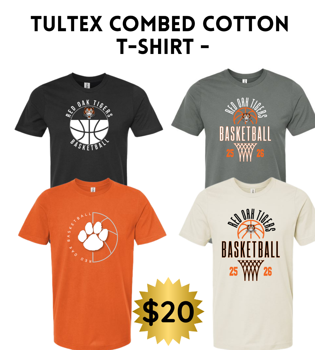 ROBB2526 Tultex Combed CVC T-Shirt