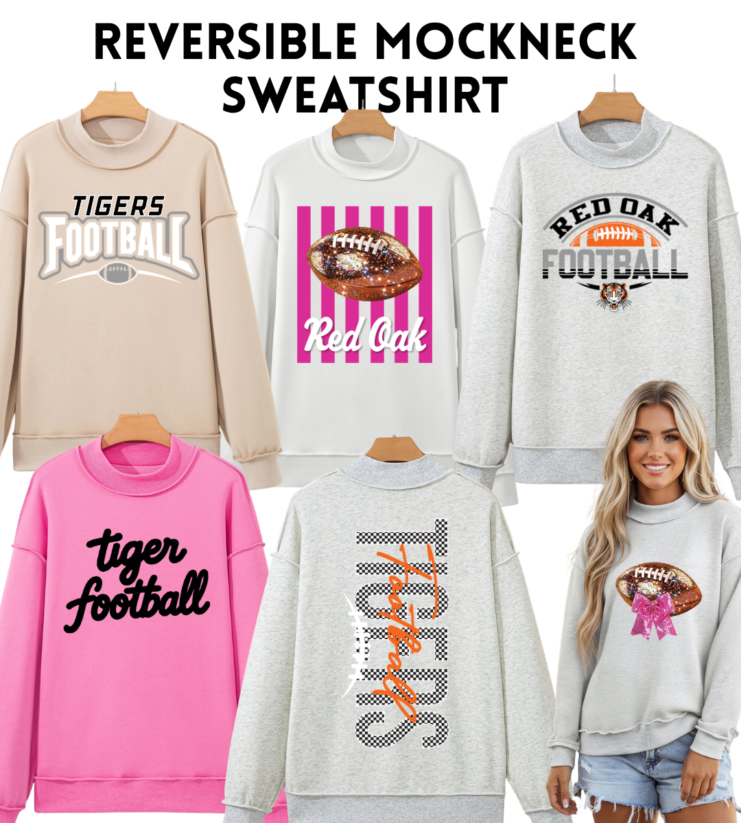 ROFB26 EI Reversible Mockneck Sweatshirt