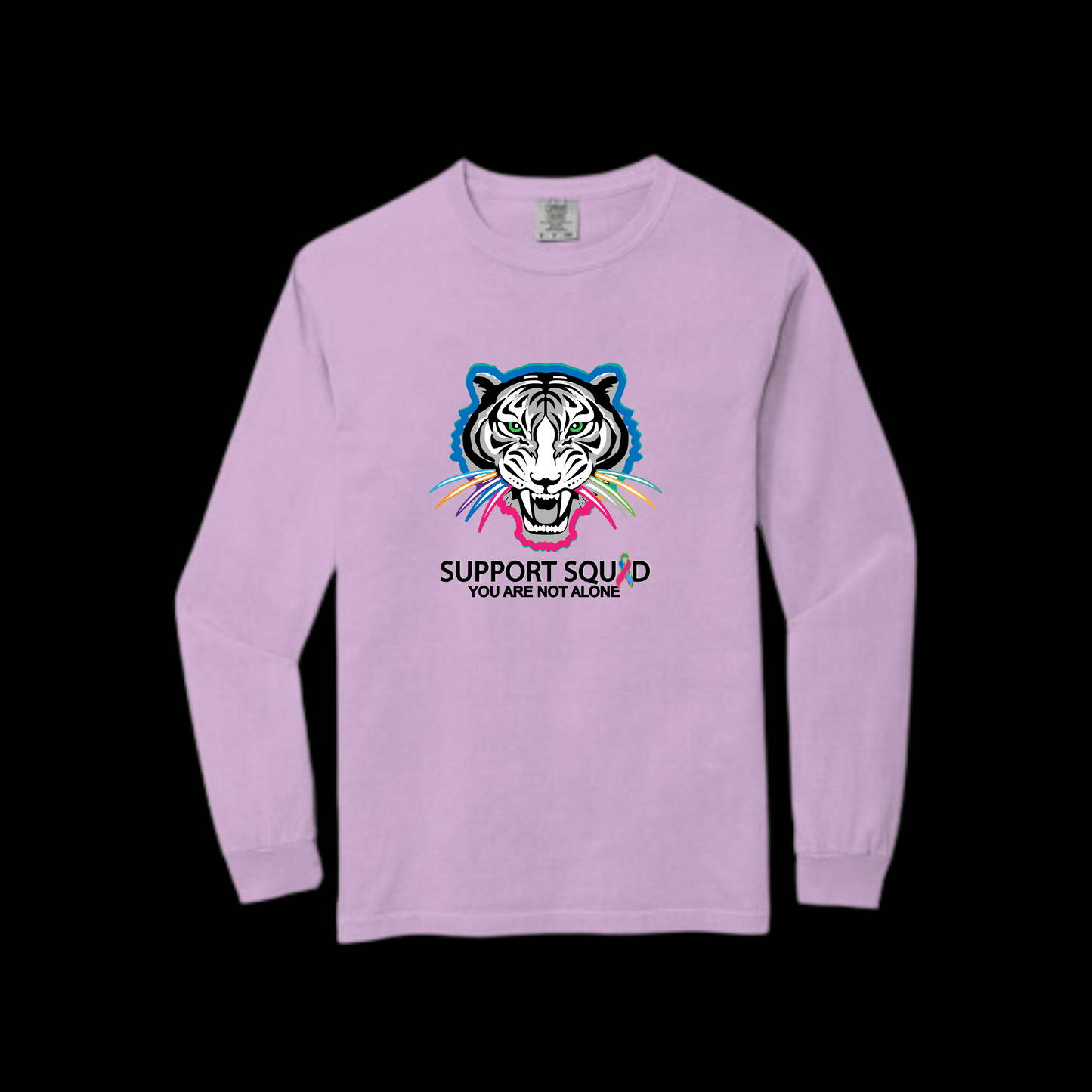 TSS Tiger Squad Long sleeve Comfort Colors T-Shirt