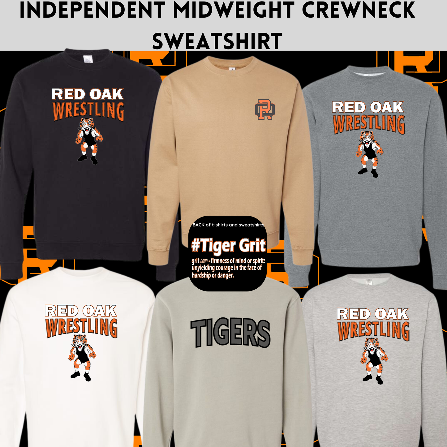 ROTW Midweight Crewneck Sweatshirt - Adult