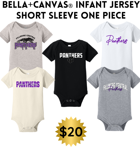 FCP BELLA+CANVAS® Infant Jersey Short Sleeve One Piece