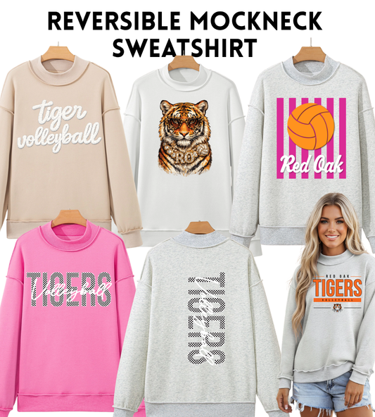 ROVB26 EI Reversible Mockneck Sweatshirt