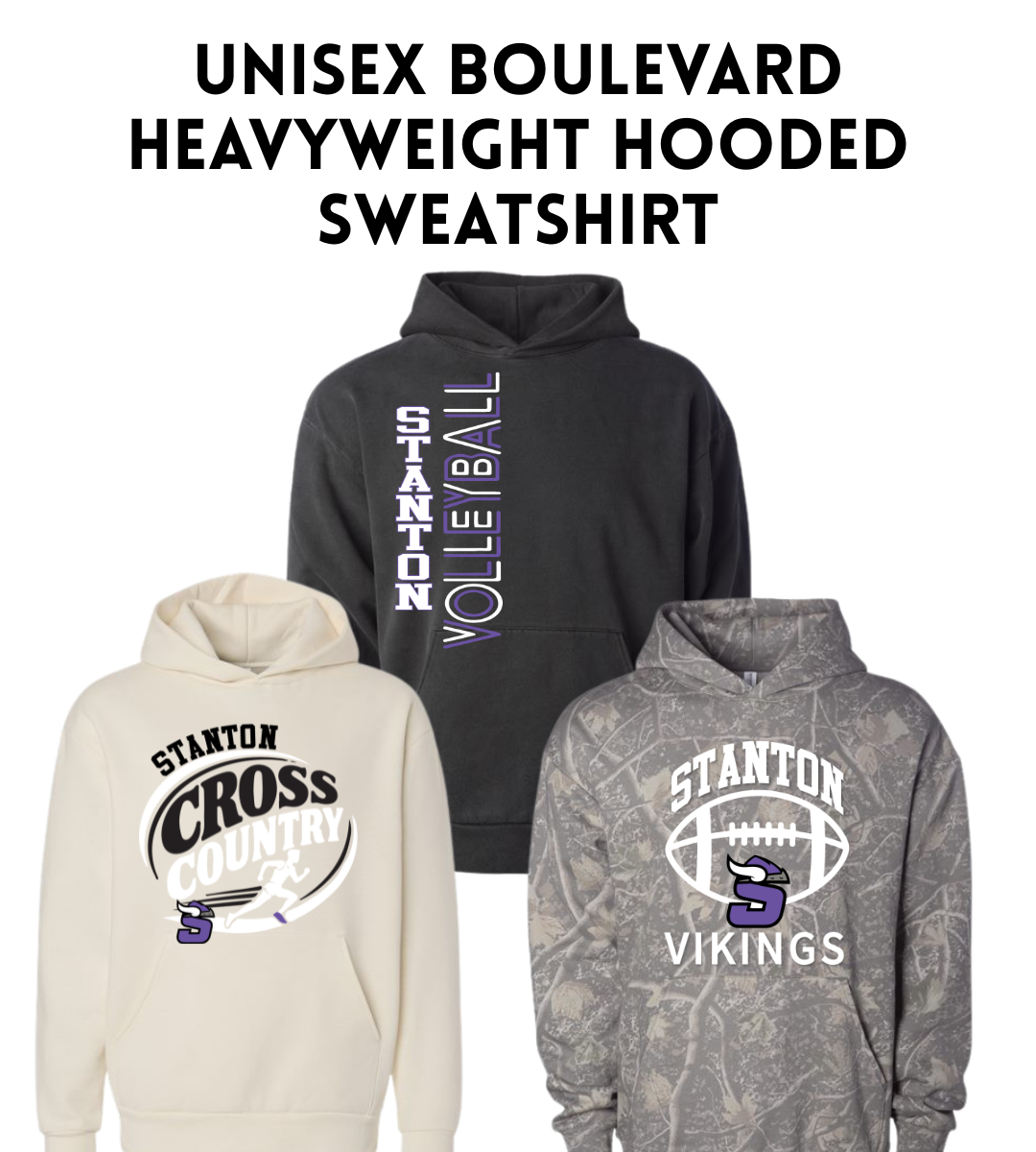 SB26 IND330BLV Unisex Boulevard Heavyweight Hooded Sweatshirt