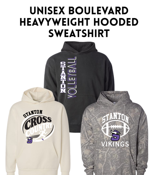 SB26 IND330BLV Unisex Boulevard Heavyweight Hooded Sweatshirt