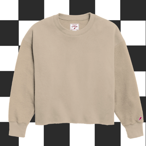 League 91 Reverse Fleece Oversized Midi - Beige