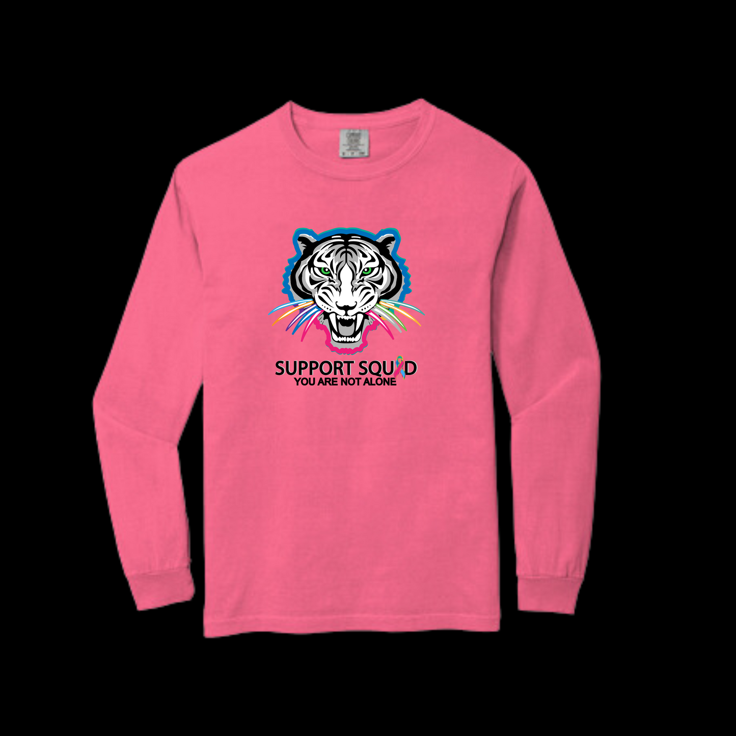 TSS Tiger Squad Long sleeve Comfort Colors T-Shirt