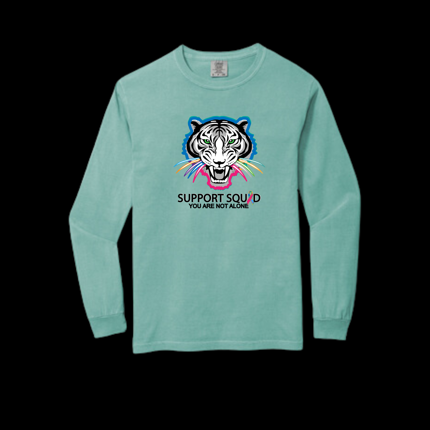 TSS Tiger Squad Long sleeve Comfort Colors T-Shirt