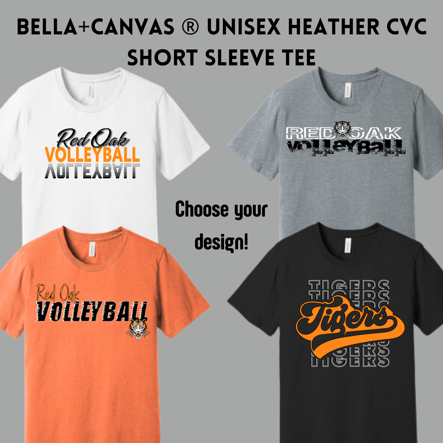 ROVB24 BELLA+CANVAS ® Unisex Heather CVC Short Sleeve Tee