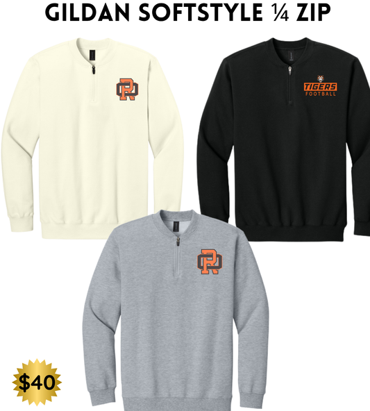 ROFB25 Gildan Softstyle® Midweight Fleece 1/4-Zip (Unisex)