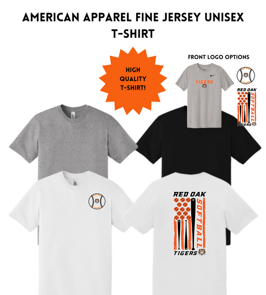 ROSOFT24 American Apparel Fine Jersey Unisex T-Shirt