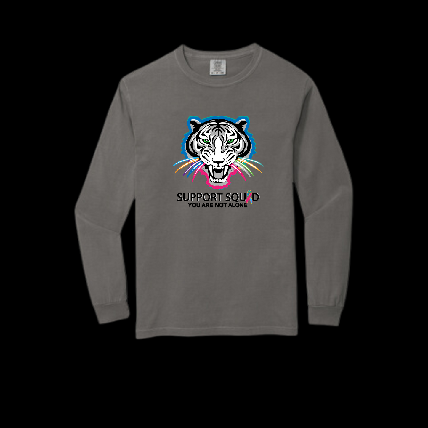 TSS Tiger Squad Long sleeve Comfort Colors T-Shirt