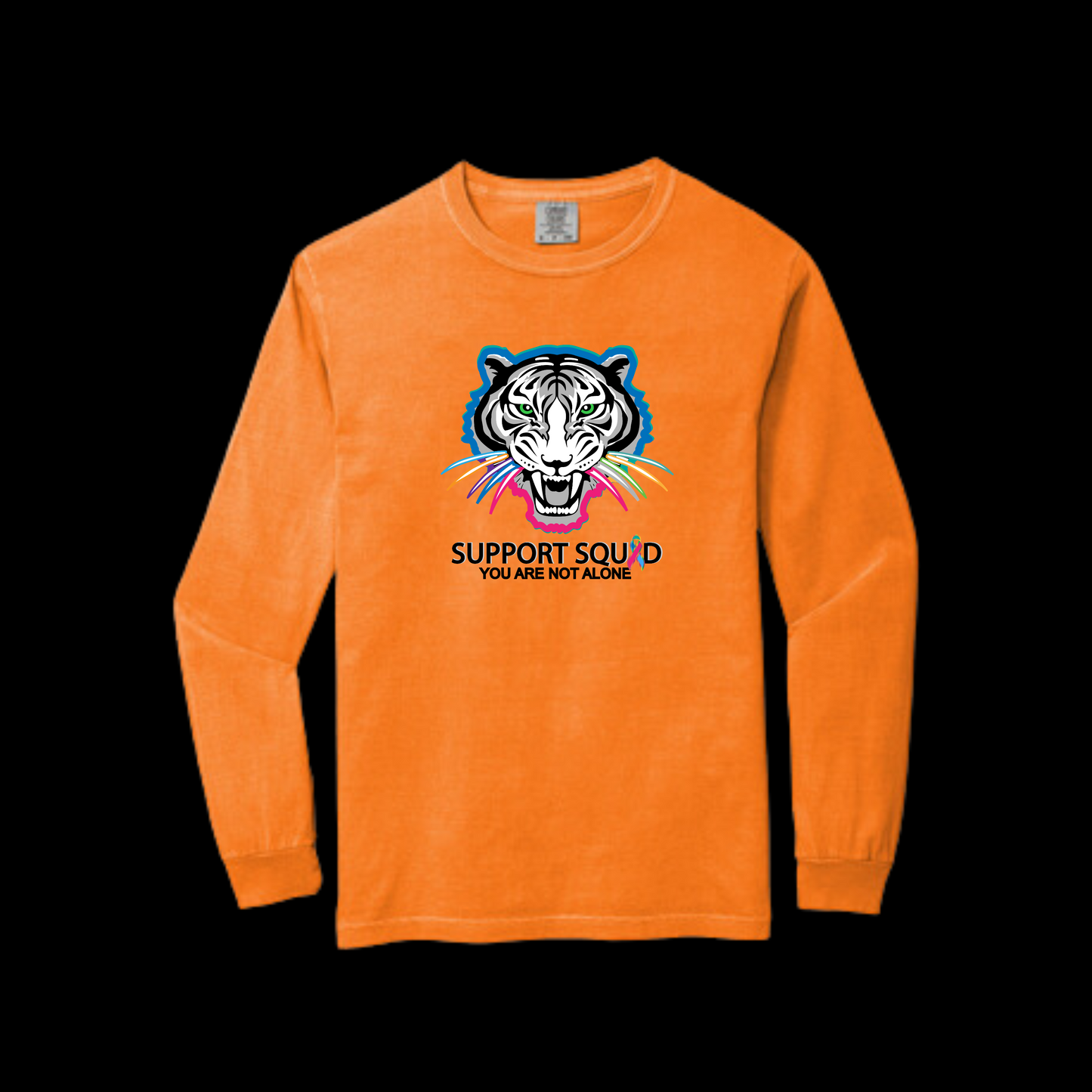 TSS Tiger Squad Long sleeve Comfort Colors T-Shirt