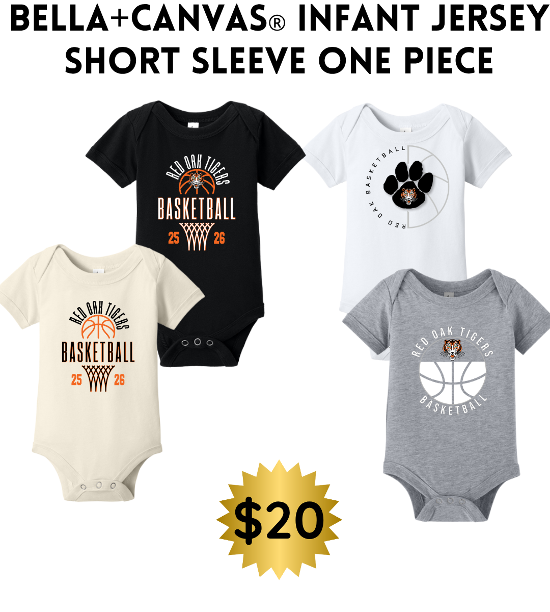 ROBB2526 BELLA+CANVAS® Infant Jersey Short Sleeve One Piece