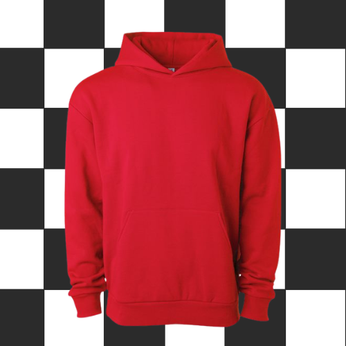 Independent Heavyweight Hooded Sweatshirt - Red