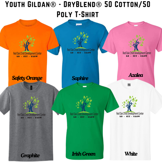 ROCDC YOUTH Gildan® - DryBlend® 50 Cotton/50 Poly T-Shirt