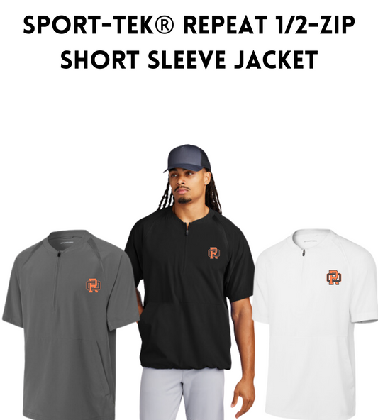 ROBASE24 Sport-Tek® Repeat 1/2-Zip Short Sleeve Jacket