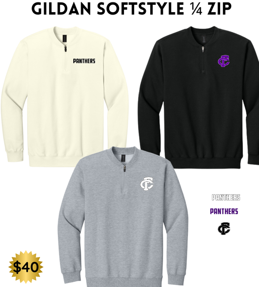 FCP Gildan Softstyle® Midweight Fleece 1/4-Zip (Unisex)