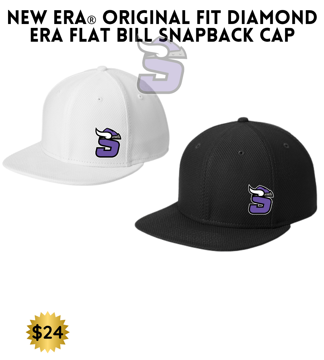 STBB2526 New Era® Original Fit Diamond Era Flat Bill Snapback Cap