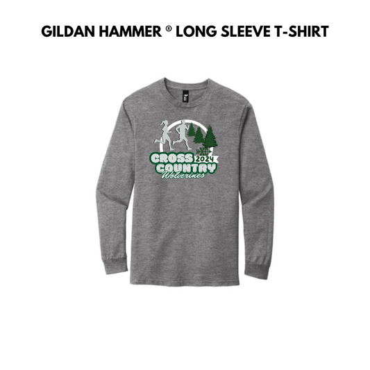 EM Gildan Long Sleeve Hammer  T-Shirt - CROSS COUNTRY