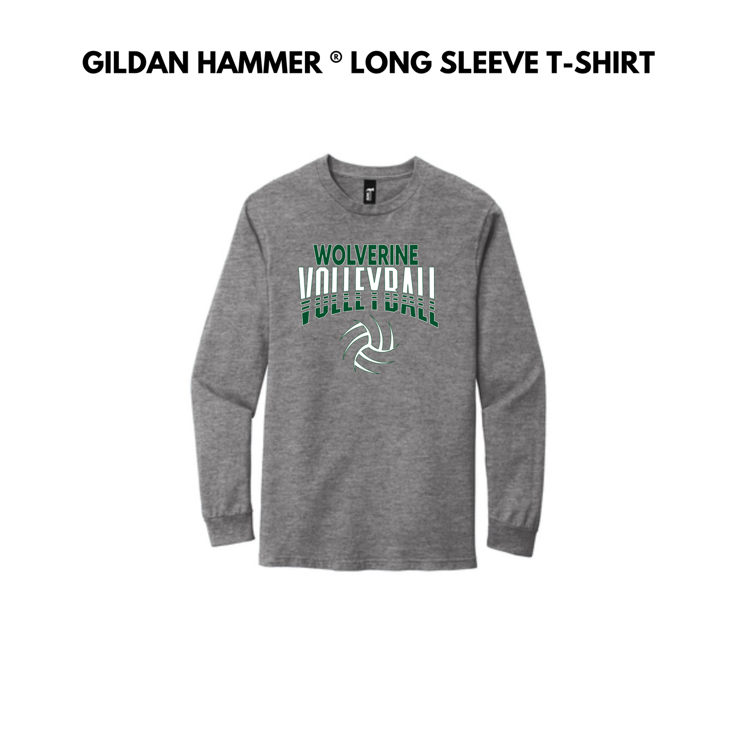 EM Gildan Long Sleeve Hammer  T-Shirt - VOLLEYBALL