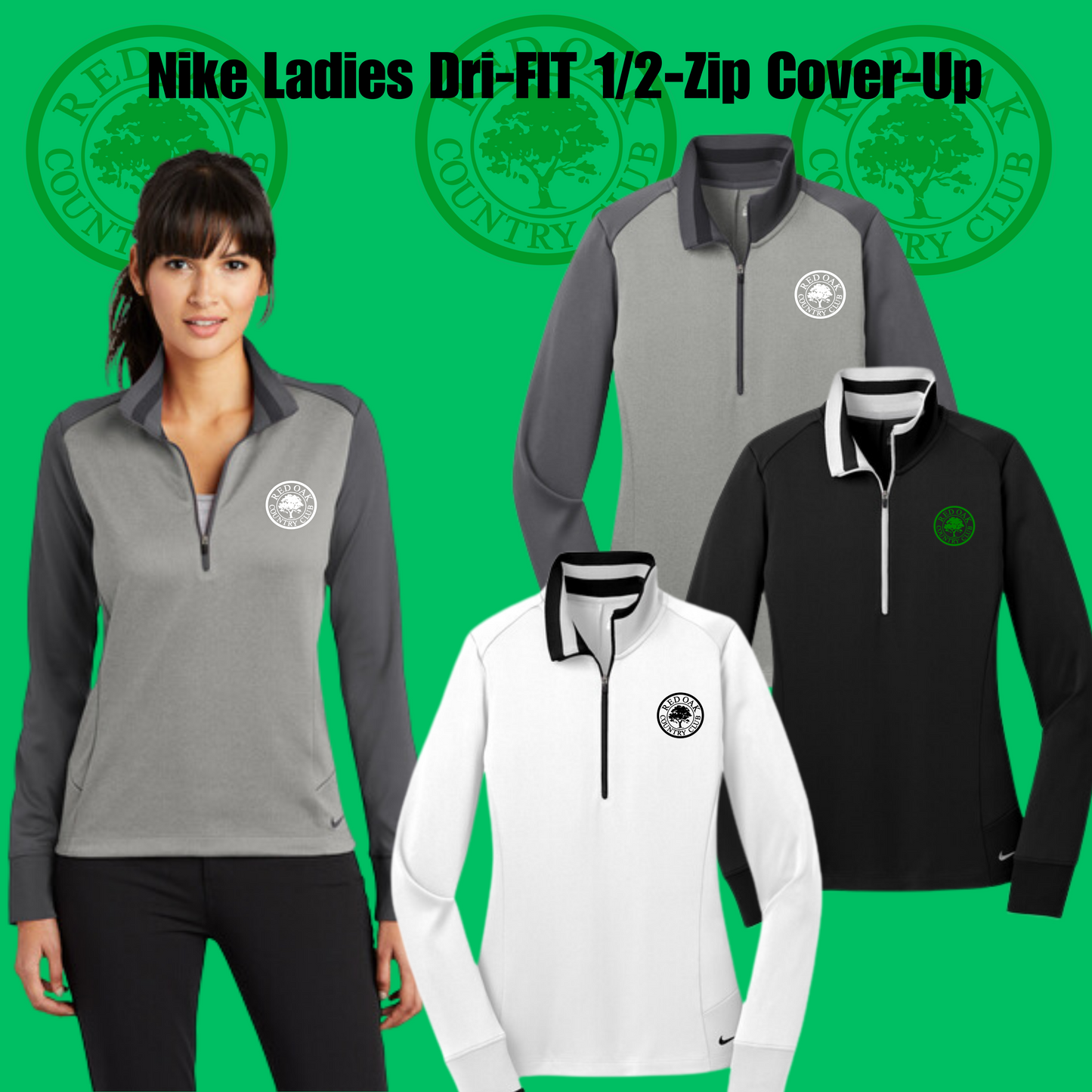 ROCC Nike Ladies Dri-FIT 1/2-Zip Cover-Up