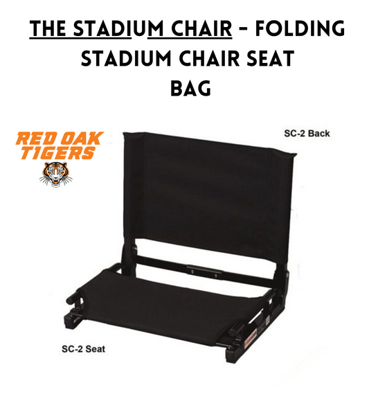ROBASE24 Stadium Seat 17" W x 16" H x 13" D - Black