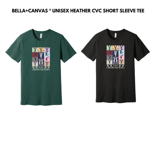 EM BELLA+CANVAS ® Unisex Heather CVC Short Sleeve Tee - CHEER
