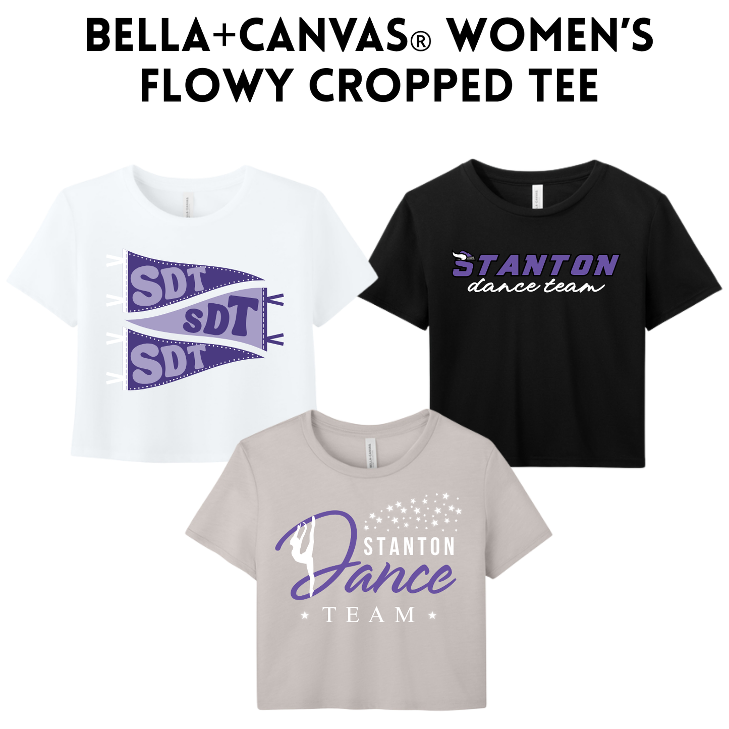 SDT26 BC8882 Bella+Canvas Flowy Tee