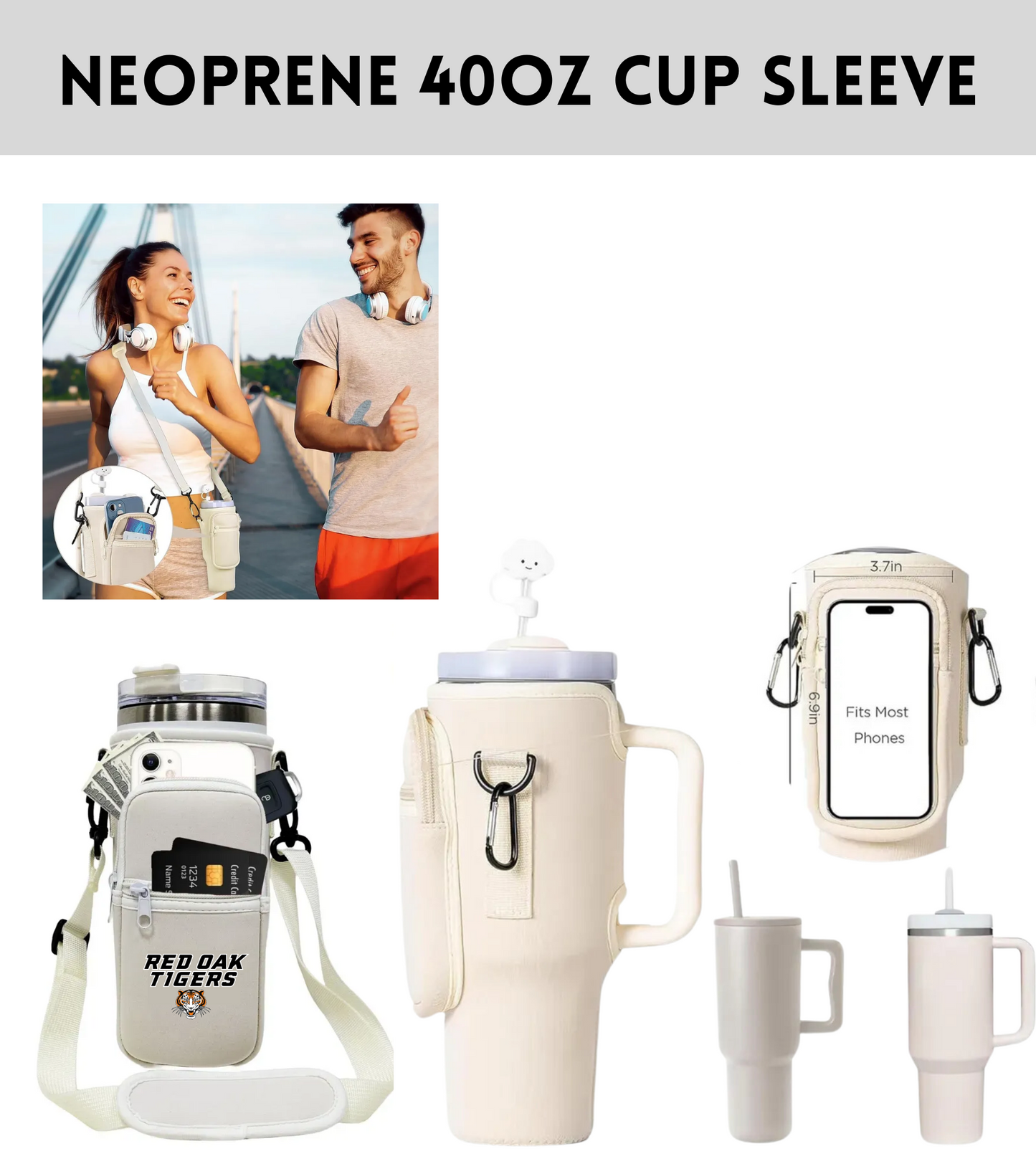 ROSOFT24 Neoprene 40oz Cup Sleeve