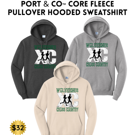 EMCC Port & Co™ Core Fleece Pullover Hooded Sweatshirt