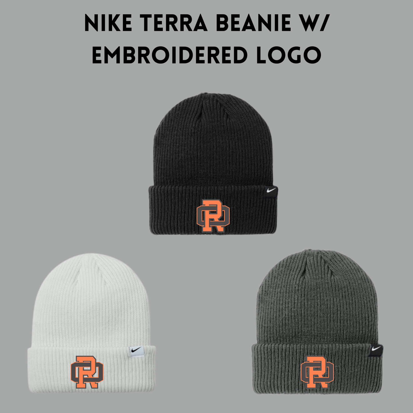 ROFB24 Nike Terra Beanie w/ embroidered Logo