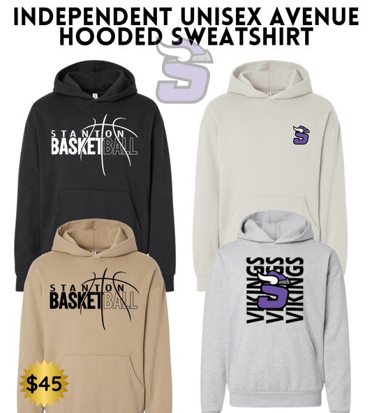 STBB2526 Independent Unisex Avenue Hooded Sweatshirt