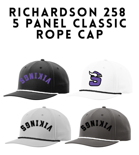 SB26 258 Richardson 5-Panel Classic Rope Cap