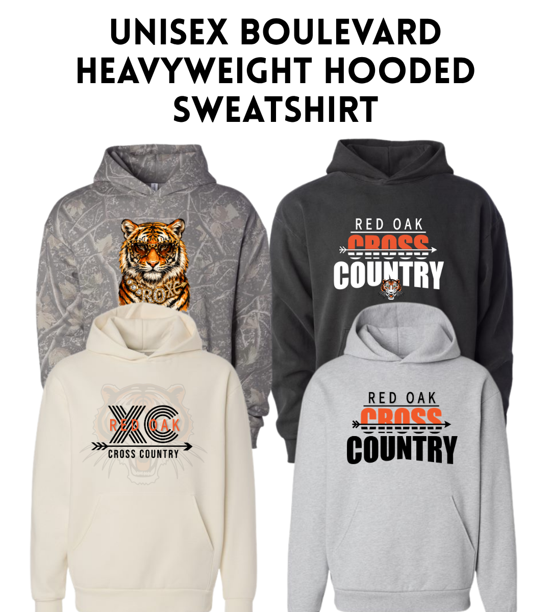 ROCC26 IND330BLV Unisex Boulevard Heavyweight Hooded Sweatshirt