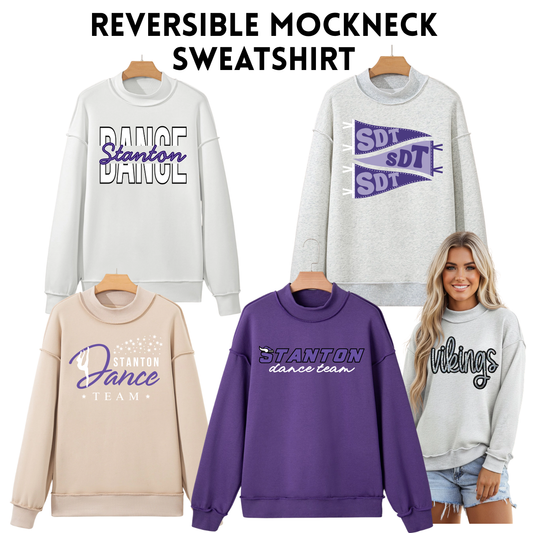 SDT26 EI Reversible Mockneck Sweatshirt