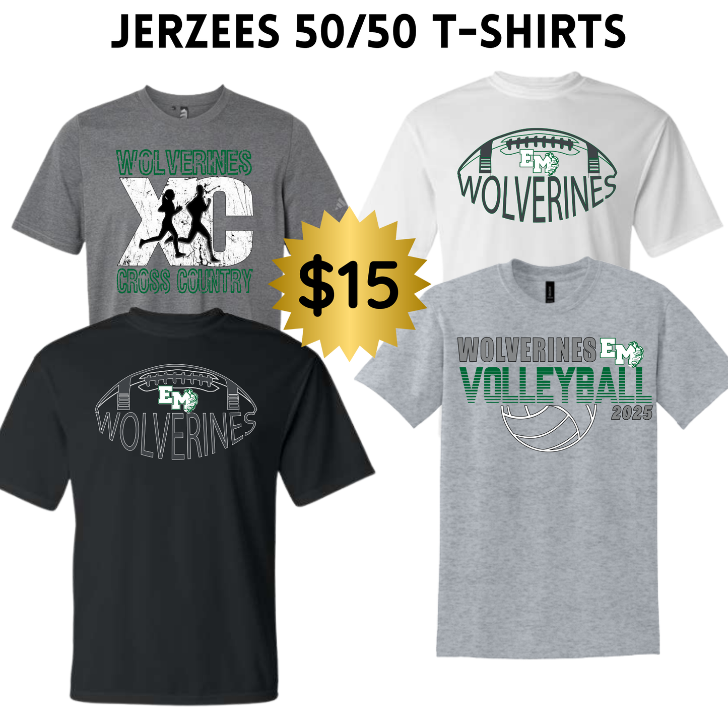 EMAYS25 Jerzees Unisex Dri-Power® 50/50 T-Shirt (Adult/Youth) - SPECIAL PRICING!!!