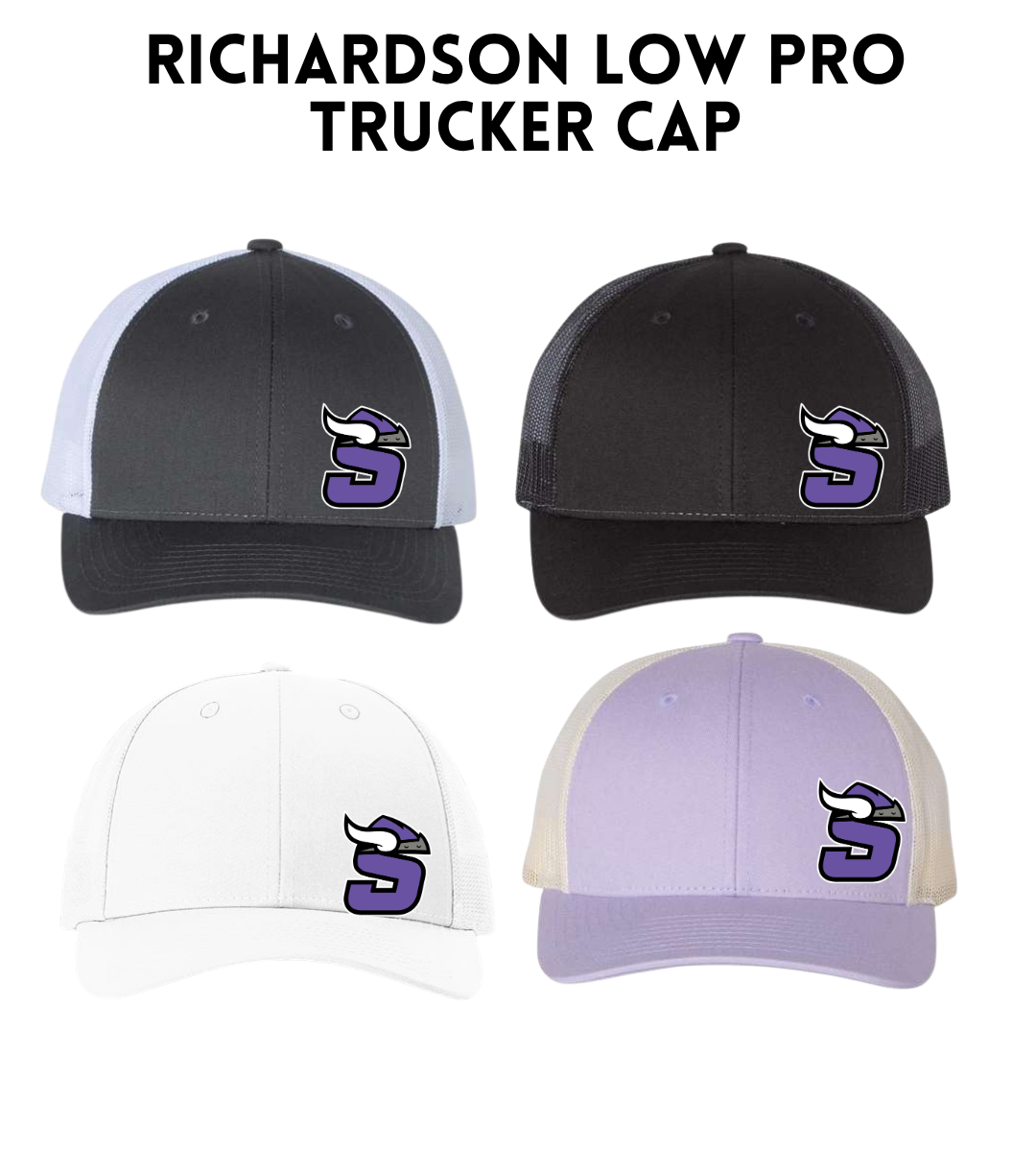 SB26 Richardson Low Pro Trucker Snapback Hat